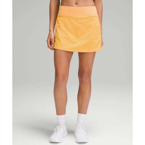 New Lululemon Pace Rival Mid-Rise Skirt *Long Size 6 Mango Dream - LW8AC7T MGDM - Picture 1 of 8